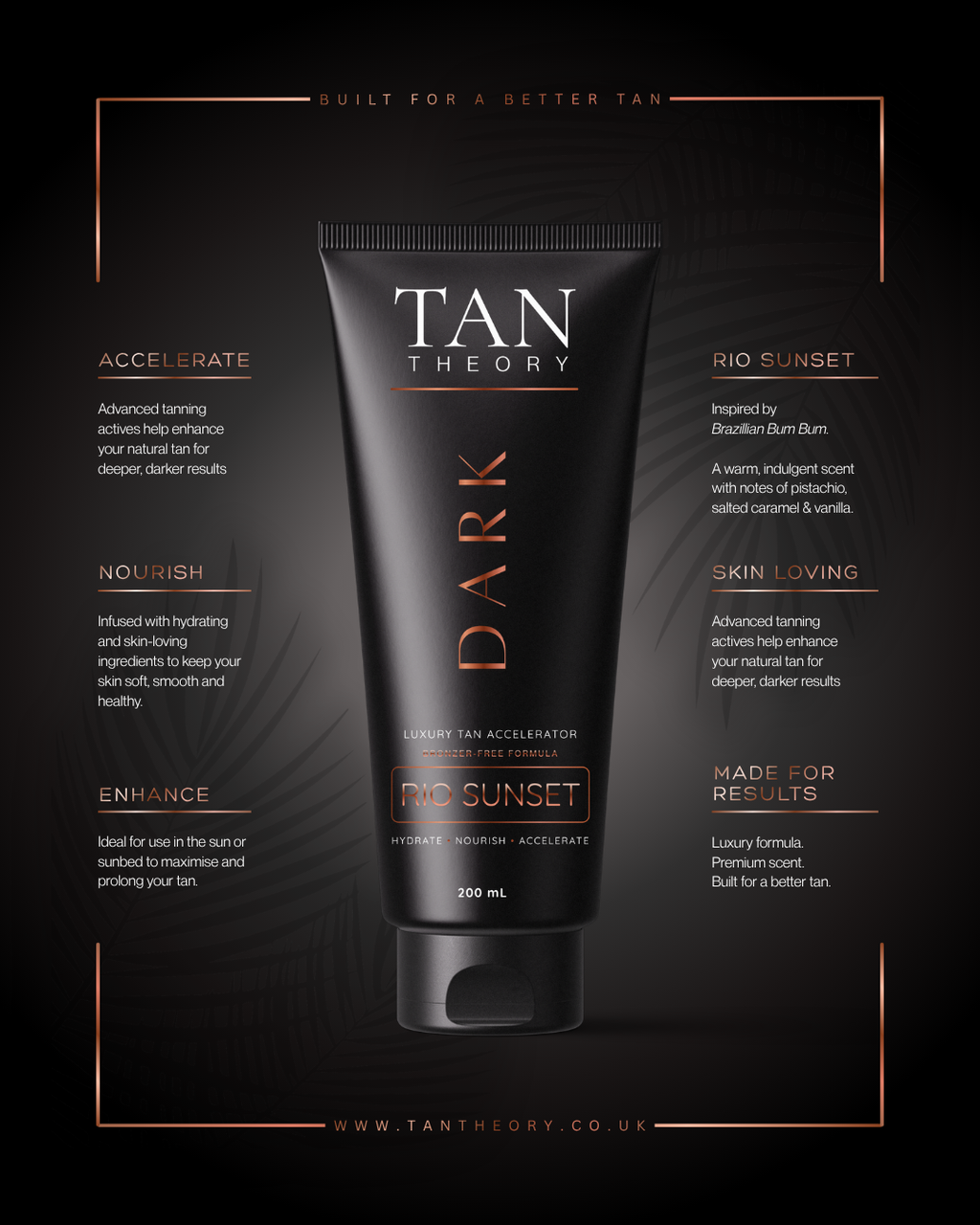 Dark Rio Sunset Tan Accelerator | Tan Theory UK