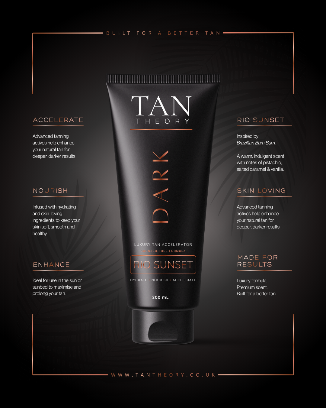 Dark Rio Sunset Tan Accelerator | Tan Theory UK