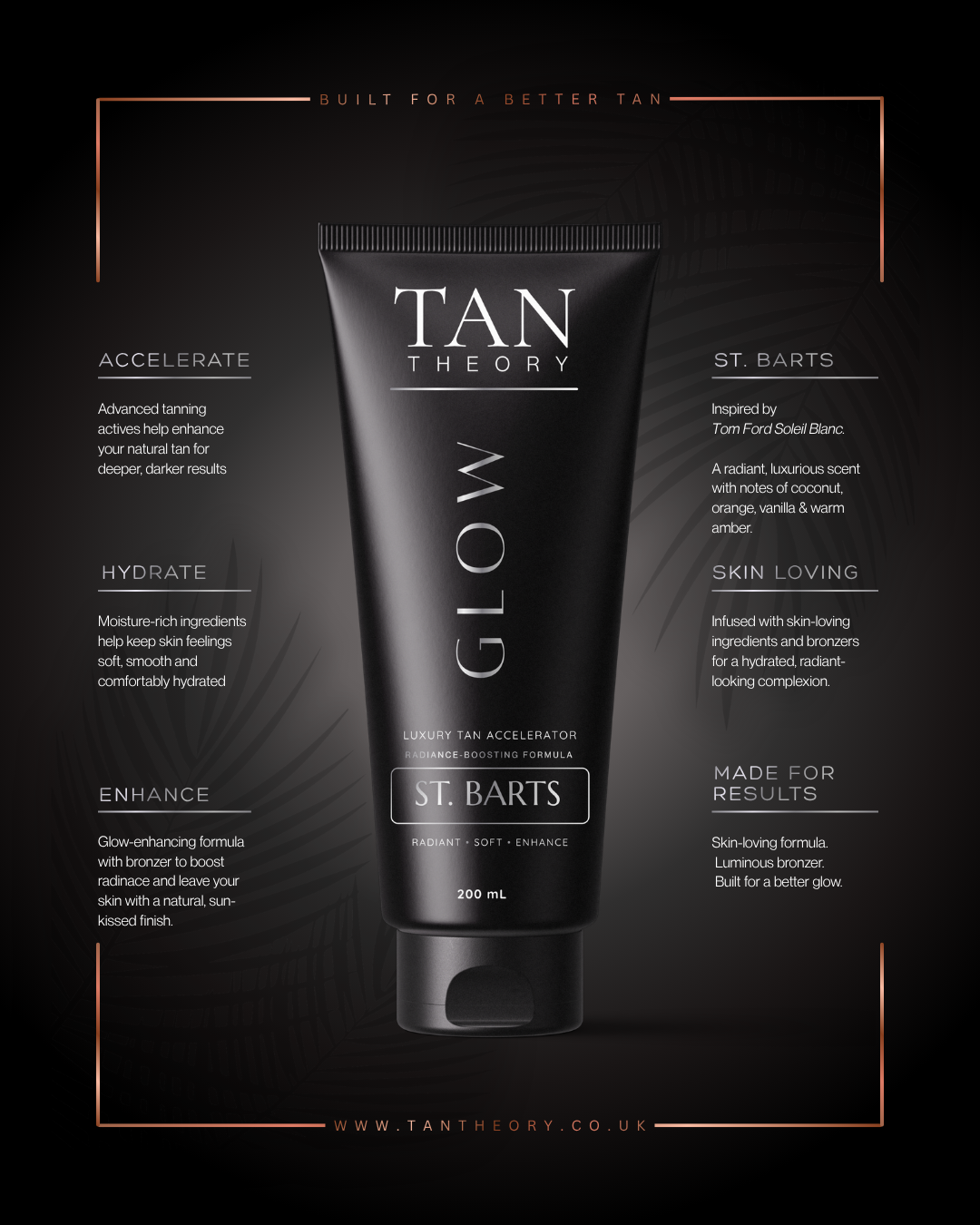 Glow St Barts Bronzing Tanning Accelerator | Tan Theory UK

